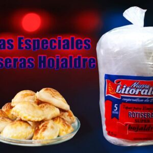 Tubo de empanadas 5 docenas hojaldre/ criolla