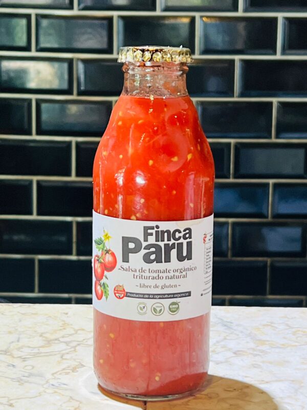 Tomate Triturado Finca Paru orgánico certificado 470 gr.