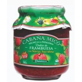 Mermelada de frambuesa sin azúcar