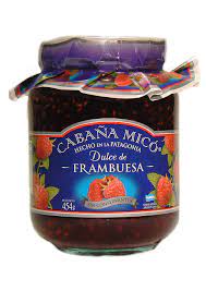 Mermelada de frambuesa Cabañas Mico