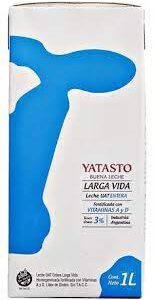 Leche entera larga vida Yatasto 1l.