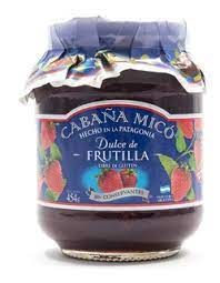 Mermelada de frutilla Cabañas Mico