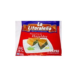 Tapas de pascualina hojaldre. Coop. La Litoraleña. 400 grs.